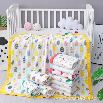 70% Bamboo 30% Cotton Baby Muslin swaddling blanket